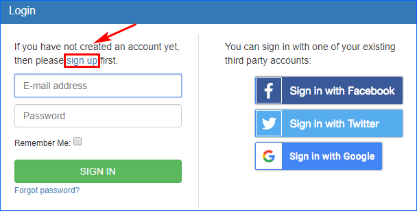Зарегистрировать аккаунт NetDrive